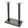 Base de mesa BEVERLY, alta, retangular, preta, base de 70 x 40 cms, altura 110 cms