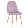 EPOQUE NEW chair, metal legs, pink velvet 25