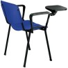 Silla NIZA, brazos y pala, chasis negro, asiento y respaldo plástico (3 colores a elegir)