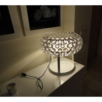 Lámpara ITALICA 50, sobremesa, acrílica, transparente, 50 cms de diámetro 2