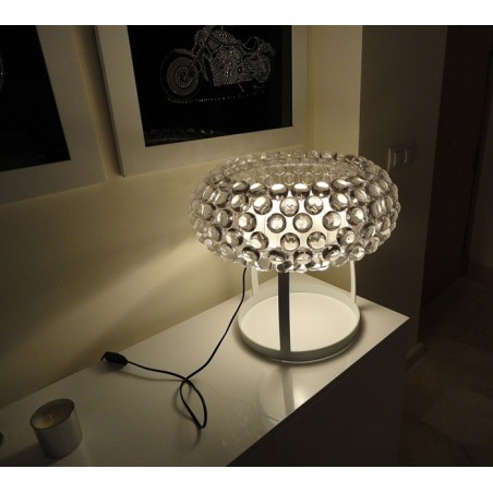 Lámpara ITALICA 50, sobremesa, acrílica, transparente, 50 cms de diámetro-0