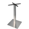 Base de mesa RHIN, acero inoxidable, base de 45 x 45, altura 73 cms, pulido satinado