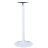 Base de mesa CRISS, alta, blanca, base de 45 cms de diámetro, altura 110 cms