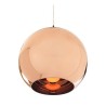 Lámpara HUGO, colgante, cristal, color cobre, 40 cms de diámetro