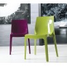 Silla ANTARTIDA, polipropileno, verde alto brillo