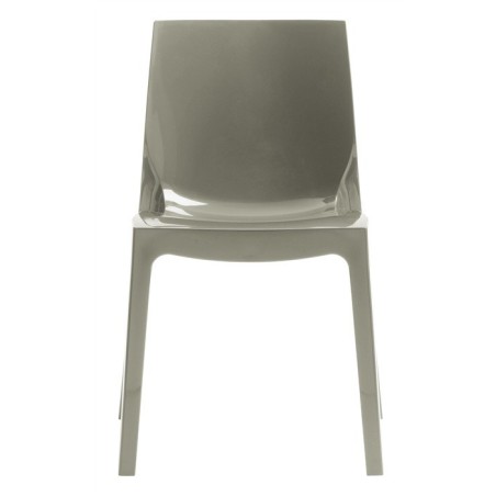 Silla ANTARTIDA, polipropileno, gris perla alto brillo