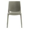 Silla ANTARTIDA, polipropileno, gris perla alto brillo