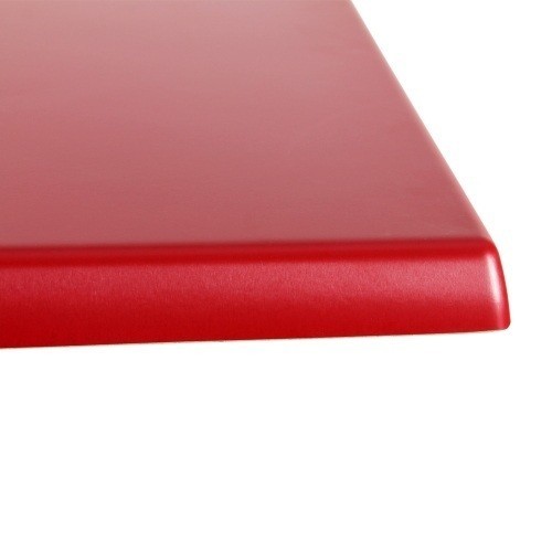 Tablero de mesa Werzalit Alemania, ROJO 328, 70 x 70 cms