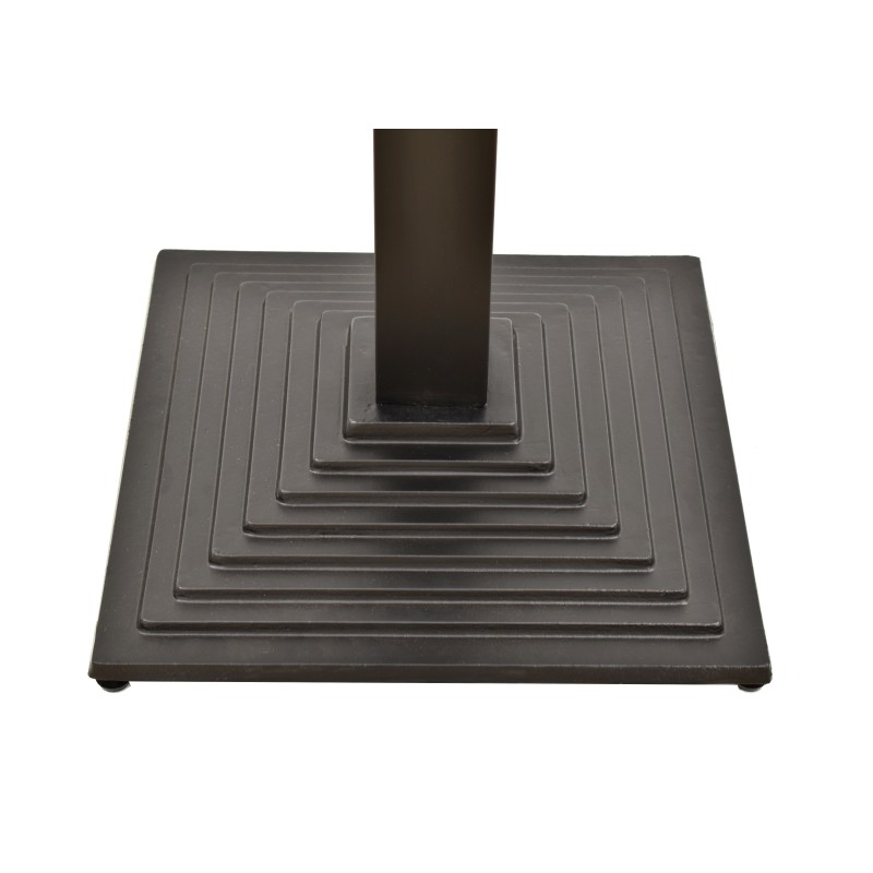 Base de mesa ELBA, negra, base de 44x44 cms, altura 72 cms-2