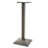 Base de mesa ELBA, alta, negra, base de 44 x 44 cms, altura 110 cms