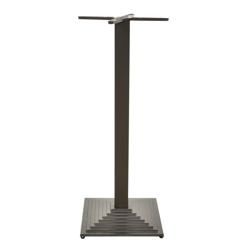 Base de mesa ELBA, alta, negra, base de 44 x 44 cms, altura 110 cms-0