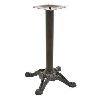 Base de mesa RÓDANO, fundición, negra, base de 58 x 58 cms, altura 75 cms