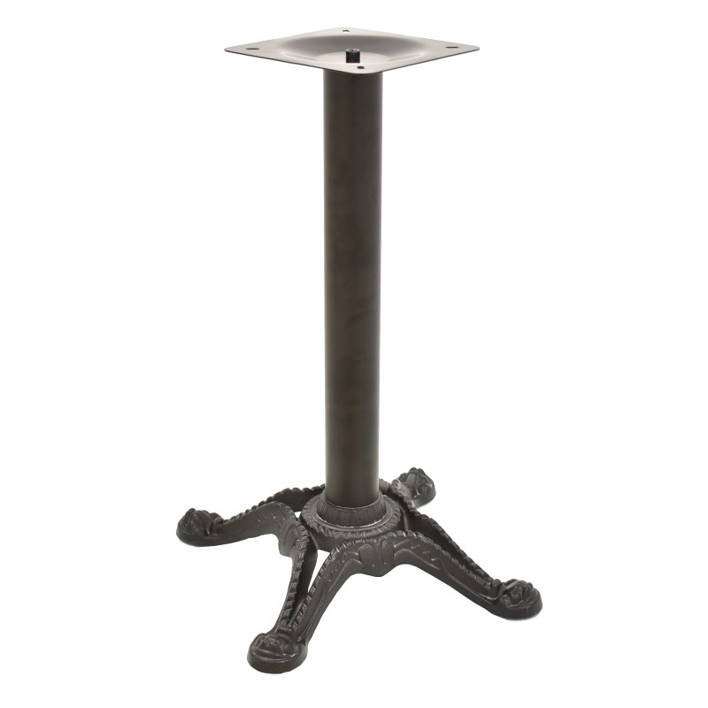 Base de mesa RÓDANO, fundición, negra, base de 58 x 58 cms, altura 75 cms