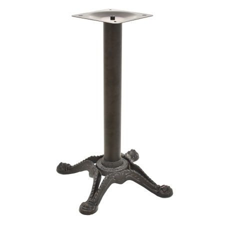 Base de mesa RÓDANO, fundición, negra, base de 58 x 58 cms, altura 75 cms