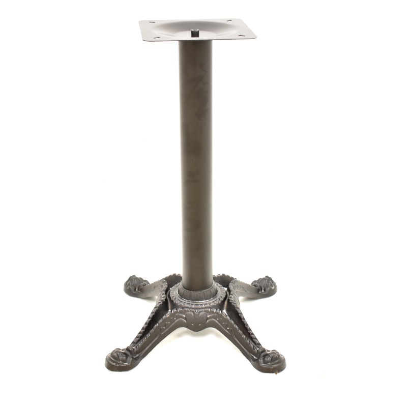 Base de mesa RÓDANO, fundición, negra, base de 58 x 58 cms, altura 75 cms-0