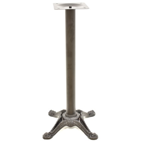Base de mesa RÓDANO, alta, fundición, negra, base de 58 x 58 cms, altura 110 cms-0