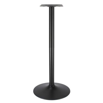 Base de mesa CRISS, alta, negra, base de 45 cms de diámetro, altura 110 cms