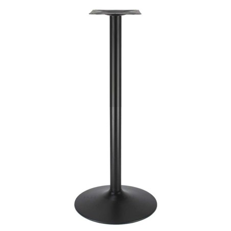 Base de mesa CRISS, alta, negra, base de 45 cms de diámetro, altura 110 cms