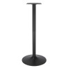 Base de mesa CRISS, alta, negra, base de 45 cms de diámetro, altura 110 cms