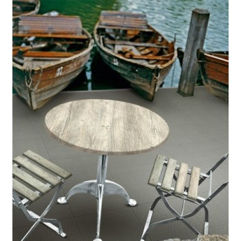 Tablero de mesa Werzalit Alemania, PONDEROSA BLANCO 178, 70 cms de diámetro*. 2