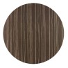 Tablero de mesa Werzalit Alemania, SAFARI BROWN 76, 60 cms de diámetro*.