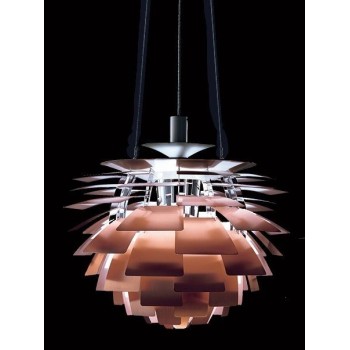 Lámpara ARTIC, aluminio, cobre, 48 cms. de diámetro