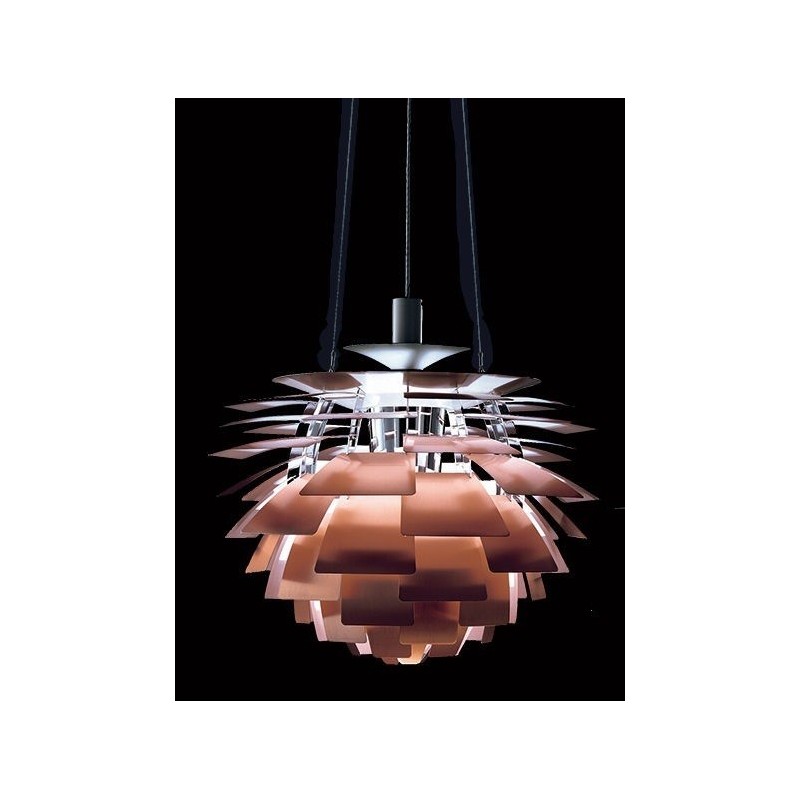 Lámpara ARTIC, aluminio, cobre, 48 cms. de diámetro