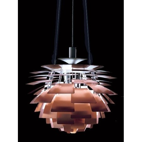 Lámpara ARTIC, aluminio, cobre, 48 cms. de diámetro