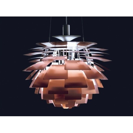 Lámpara ARTIC, aluminio, cobre, 70 cms. de diámetro