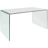Mesa CONCORD NEW, cristal curvado, 150 x 80 cms