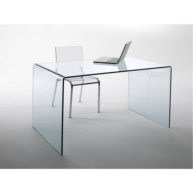 Mesa CONCORD NEW, cristal curvado, 150 x 80 cms-1