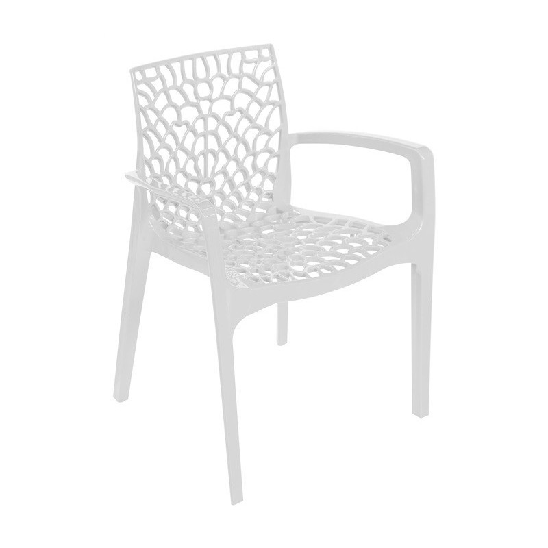 Sillón CAPRICHO, polipropileno blanco*