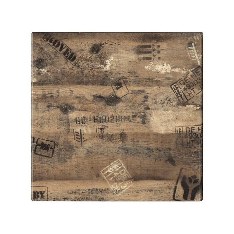 Tablero de mesa Werzalit-SM, EX WORKS 122, 80 x 80 cms*