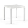 Mesa DITA, polipropileno blanco, 80 x 80 cms