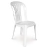 Silla CANARIAS, monoblock, apilable, blanco