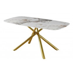 JAZZ dining table, golden...
