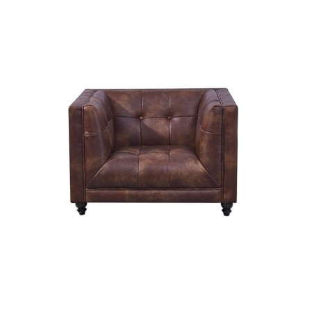 Sillón LEWIS, similpiel cuero viejo-1