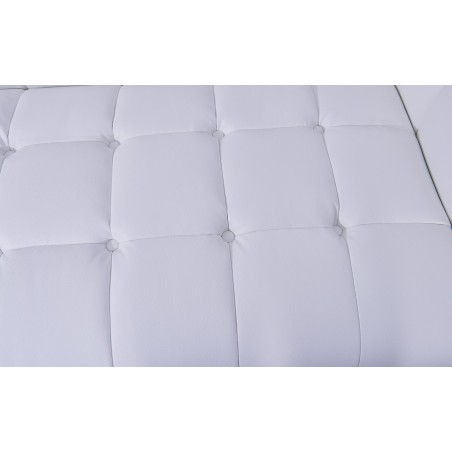 Sillón LEWIS, similpiel blanca-1