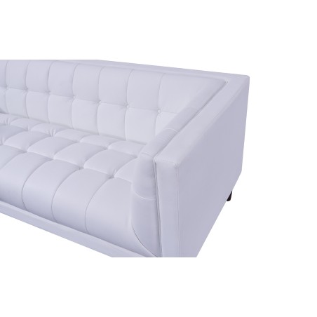 Sillón LEWIS, similpiel blanca-2