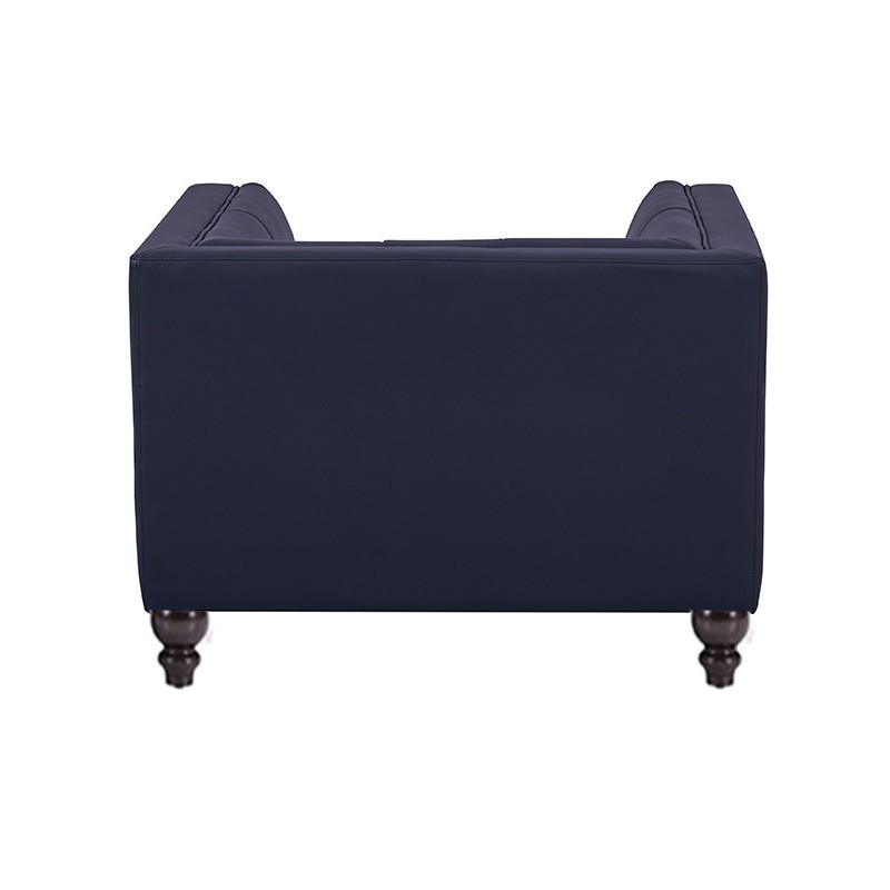 Sillón LEWIS, similpiel negra-1