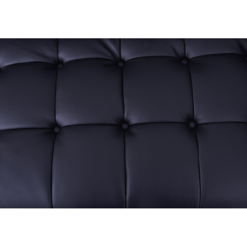 Sillón LEWIS, similpiel negra-2