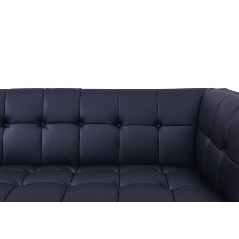 Sillón LEWIS, similpiel negra-3