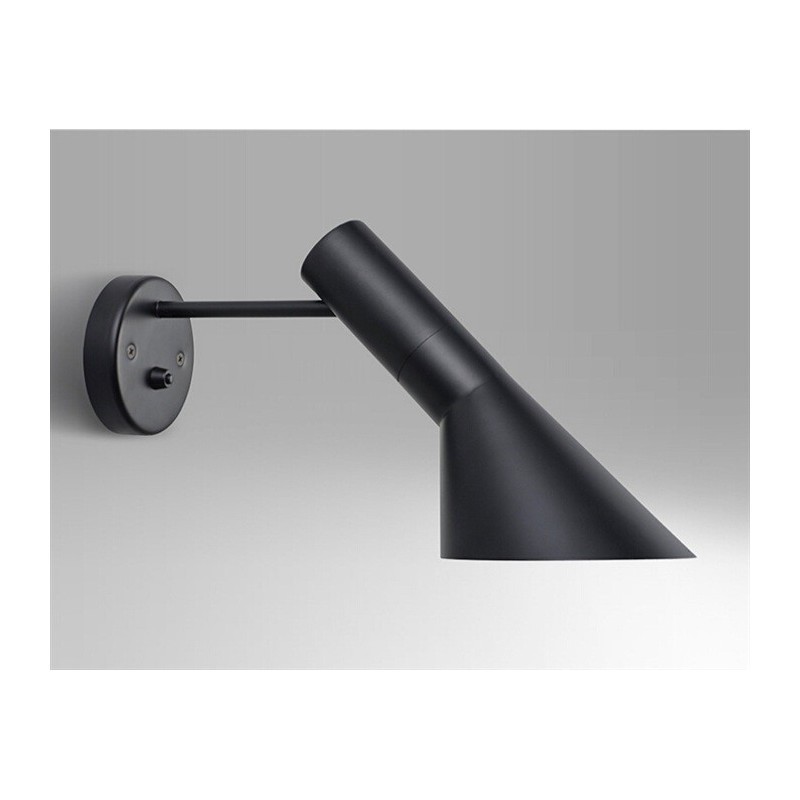 Lámpara JACOB, aplique de pared, negra-0