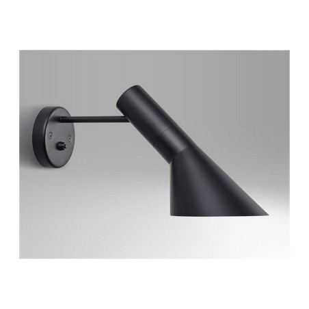 Lámpara JACOB, aplique de pared, negra-0