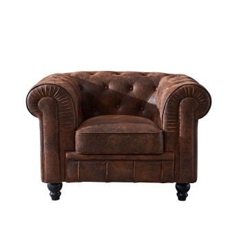Sillón CHESTER, similpiel vintage 2