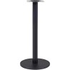 Base de mesa BOHEME, alta, negra, 43 cms de diámetro, altura 115 cms