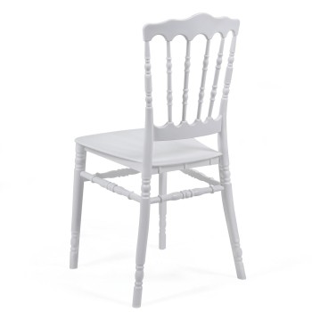 Silla WEDDING, apilable, polipropileno blanco 2