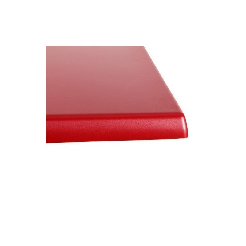 Tablero de mesa Werzalit Alemania, ROJO 328, 110 x 70 cms*-0