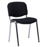 Silla NIZA NEW AM, chasis cromado, tejido A1, color negro*