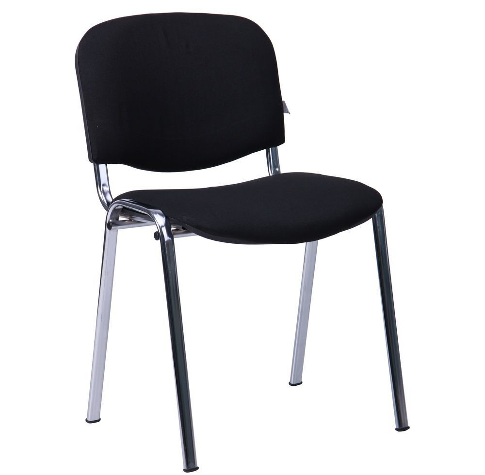 Silla NIZA NEW AM, chasis cromado, tejido A1, color negro
